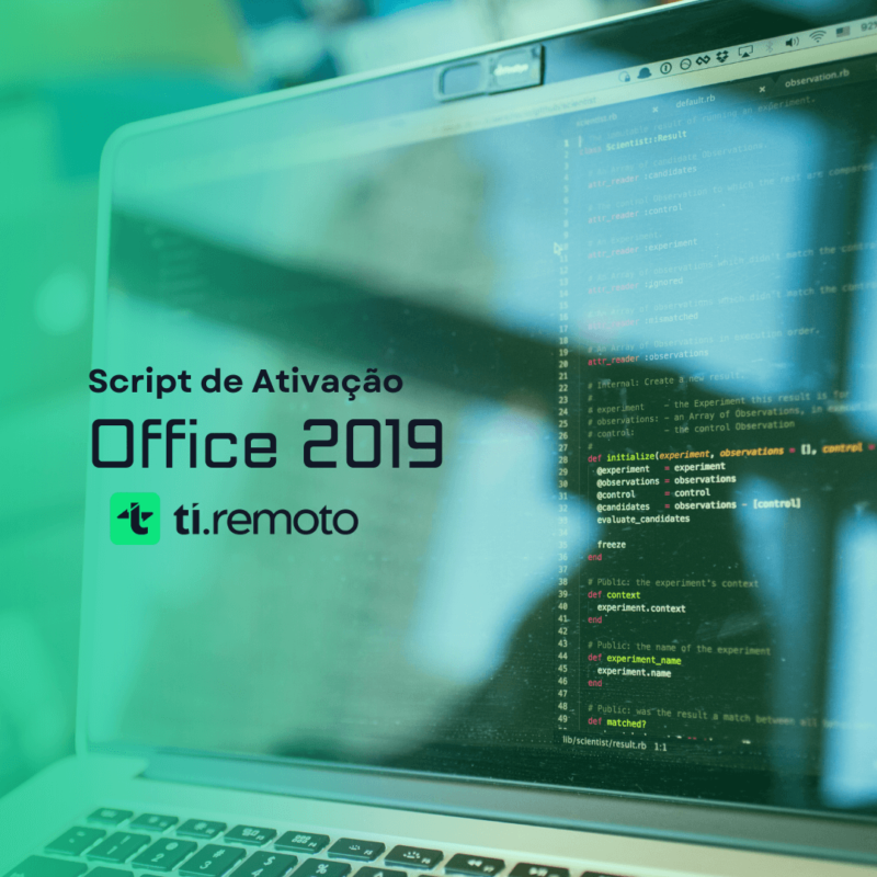 Script de Ativação Office 2019